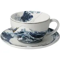 Goebel Tee-/ Cappuccinotasse Katsushika Hokusai - Die Welle Goebel Hokusai - Welle