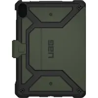 Urban Armor Gear Metropolis Klapphülle für das Apple iPad 11 (2025) 11 Zoll A16 / iPad 10 (2022) 10.9 Zoll - Grün