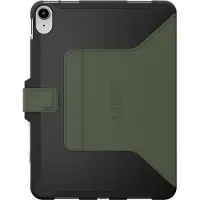 Urban Armor Gear Scout Folio Hülle für das Apple iPad 11 (2025) 11 Zoll A16 / iPad 10 (2022) 10.9 Zoll - Olive