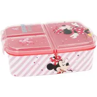 Stor Minnie Mouse "ELECTRIC DOLL" - Brotdose mit Fächern