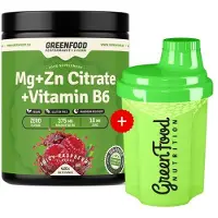 GreenFood Nutrition Performance Mg+ZN Citrate + Vitamin B6 300ml Shaker 420 g Pulver