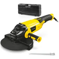 Trotec Winkelschleifer PAGS 10-230 inkl. Koffer mit 230 mm Trennscheibe, Zusatzhandgriff (3 Positionen variabel montierbar), 2.000 Watt, 3-fach drehbarer Getriebekopf, konstante Drehzahl von 6.500/min
