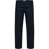 Selected New Miles Straight Fit Chinohose