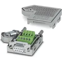 Phoenix Contact Phoenix SUBCON 9/F-SH - D-Sub - Grau - Acrylnitril-Butadien-Styrol (ABS) - Metall - 26/18 - IP20 - 50 V