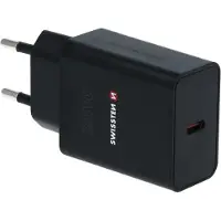 Swissten Reiseladegerät pd 25w für iphone und samsung schwarz