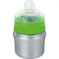 Klean Kanteen Babyflasche 148ml Langsamer Trinkfluss Kinder silber/grün