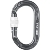 Edelrid Kiwi Screw Snap Hook Grau