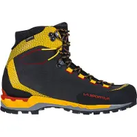 La Sportiva Trango Tech Leather Gtx, Mountain Footwear, 39.5, Black/Yellow (Black) -
