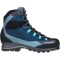 La Sportiva Trango Trk Leather GTX Women wasserdichte und stabile Damen Bergschuhe mit Goretex und Vibramsohle Opal/Pacific Blue EU 42