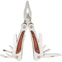 Herbertz 107600, Holz, Leder, Braun, Silber, 165 mm, 284 g
