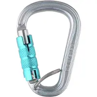 Edelrid - HMS Bruce Steel Triple FG II - HMS-Karabiner grau