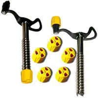 Grivel - Black Hole - Eisschraubenschutz Gr 5 Pieces gelb