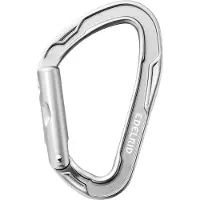 Edelrid - Mission Straight - Schnappkarabiner grau/weiß