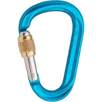 Austrialpin - HMS Rondo Alu Schrauber 23 kN - HMS-Karabiner blau
