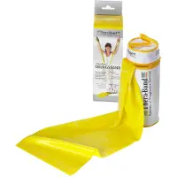 Thera-band TheraBand Übungsband in RV-Tasche 2,50 m, leicht, gelb, inkl. Anleitung