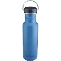 Klean Kanteen Classic Narrow Flasche 532ml mit Loop Deckel blau