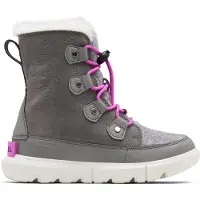Sorel Youth Explorer WP Schnürstiefel Grau