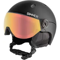 Sinner Skihelm Titan Visor Matte Black Unisex-59 - 62 cm