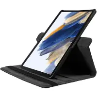 Just in Case Rotating Samsung Galaxy Tab A8 Book Case Schwarz Tablethülle