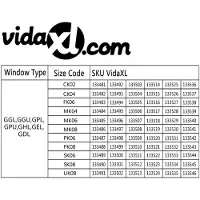 vidaXL Verdunkelungsrollo Schwarz UK08 GGL und GGU