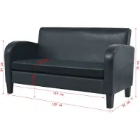 vidaXL Camryn 2-seater