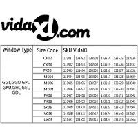 vidaXL Verdunkelungsrollo Schwarz FK06 GGL und GGU