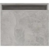vidaXL Couchtisch-Set Betongrau 100x48x40 cm Holzwerkstoff