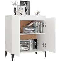 vidaXL Sideboard Weiß 60x35x70 cm Holzwerkstoff
