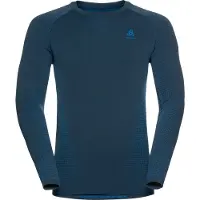 Odlo Herren Unterhemd BL TOP Crew neck l/s PERFORMAN