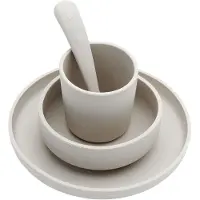 Jollein Besteckset Silikon Nougat