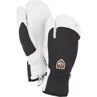 Hestra Army Leather Patrol 3-Finger-Skihandschuhe, schwarz