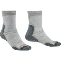 Bridgedale Wandersocken Hike Ultra Light Merino Endurance Crew Gunmetal Unisex-Schuhgröße 40 - 43