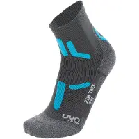 UYN Woman Trekking 2IN Socks anthracite/turquoise (G439) 39/40