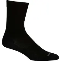 Icebreaker Socken Lifestyle Fine Gauge Crew Schwarz Damen-Schuhgröße 39 - 43