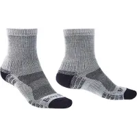 Bridgedale Wandersocken Hike Lightweight Merino Endurance Ankle Silver Navy Unisex-Schuhgröße 40 - 43