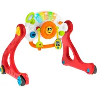 Chicco Grow and Walk 4in1 Baby Aktivitäts Spielzeug und Lauflernhilfe, Lernspielzeug mit manuellen Aktivitäten, Lichtern und Geräuschen, Abnehmbares Elektronisches Panel - Baby Spielzeug 3-36 Monate