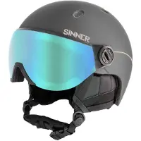Sinner Skihelm Sinner Titan Visor Matt Dk Grey-55 - 58 cm