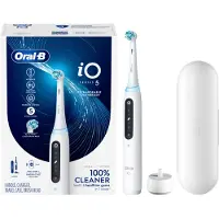 Oral-B Oral B iO 5N Weiße elektrische Zahnbürste Bluetooth Anschluss 1 Bürste 1