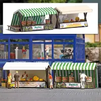 Busch Marktstände Gurken/Käse H0
