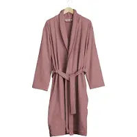 Yumeko Bademantel Baumwolle L Rosa - Eco, Bio & Fairtrade