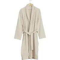 Yumeko Bademantel Baumwolle XL Beige - Eco, Bio & Fairtrade