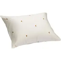 Yumeko Kissenbezug Baumwollsatin 50x60 Weiß - Eco, Bio & Fairtrade