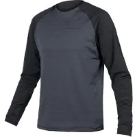 Endura Singletrack Fleece Jersey Herren lang schwarz größe 2XL E9155BK/7