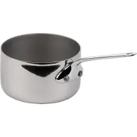 Mauviel M'Minis 1mm Stainless Steel Mini Sauce Pan With Cast Stainless