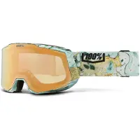 100% Skibrille Snow Goggle SNOWCRAFT XL HiPER, Fossil Exp - Copper ML Mirror