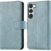 IMoshion Samsung Galaxy S23 Hülle - Kunstleder - - Klapphülle - Hellblau