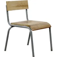 KidsDepot 2-tlg. Stuhl-Set Original Mangoholz Grau