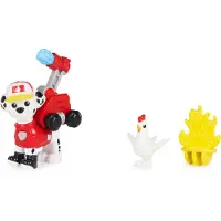 Paw Patrol , Big Truck Pups, Marshall als Action-Figur mit Rettungsdrohne zum Anheften, Kabine als Hauptquartier und tierischem Freund, Kinderspielzeug, 3 Jahr(e), Mehrfarbig