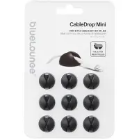 Bluelounge Mini Adhesive Cable Organizer 9 Units Silber