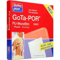 Gothaplast Gota-Por PU Wundfilm 10x6 cm steril Pflaster 5 St